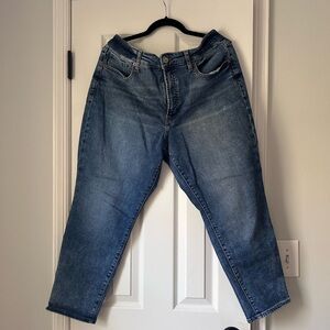 Old Navy OG Straight High-Rise Jeans Medium Wash (16 Short)